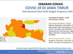 Sempat Oranye 9 Hari, Surabaya Kini Jadi Zona Merah Lagi