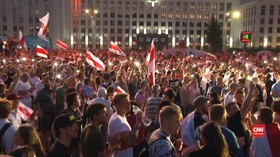 VIDEO: Demo Tolak Hasil Pilpres Belarus Memasuki Hari ke-10