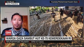 VIDEO: Warga Gaza Sambut HUT ke-75 Kemerdekaan RI