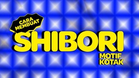 INFOGRAFIS: Cara Membuat Shibori Motif Kotak