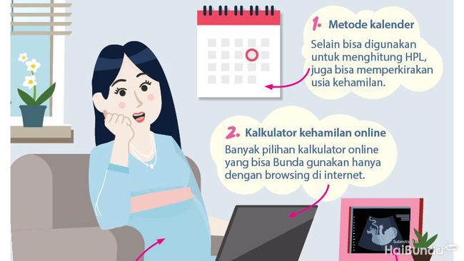 Catat Bunda 4 Cara Menghitung Usia Kehamilan