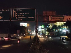 Situasi Lalu Lintas di Jalur Puncak Malam Ini