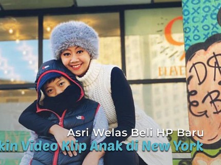 Asri Welas Beli HP Baru demi Bikin Video Klip Anak di New York