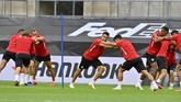 FOTO: Menuju Duel Sevilla vs Inter di Final Liga Europa Sevilla dan Inter Milan telah melakukan persiapan terakhir jelang final Liga Europa 2020 di Stadion Rhein Energie, Jerman, Sabtu (22/3).