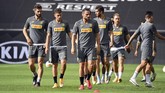 FOTO: Menuju Duel Sevilla vs Inter di Final Liga Europa Sevilla dan Inter Milan telah melakukan persiapan terakhir jelang final Liga Europa 2020 di Stadion Rhein Energie, Jerman, Sabtu (22/3).