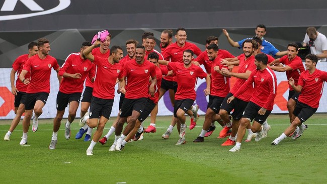 FOTO: Menuju Duel Sevilla vs Inter di Final Liga Europa