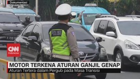 VIDEO: Aturan Baru, Kini Motor Terkena Ganjil-Genap
