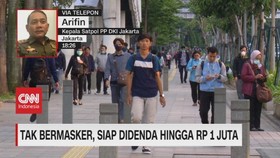 VIDEO: Tak Bermasker, Siap Didenda Hingga Rp.1 Juta