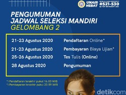 Seleksi Jalur Mandiri Unair 2020 Dibuka, Ini Jadwalnya
