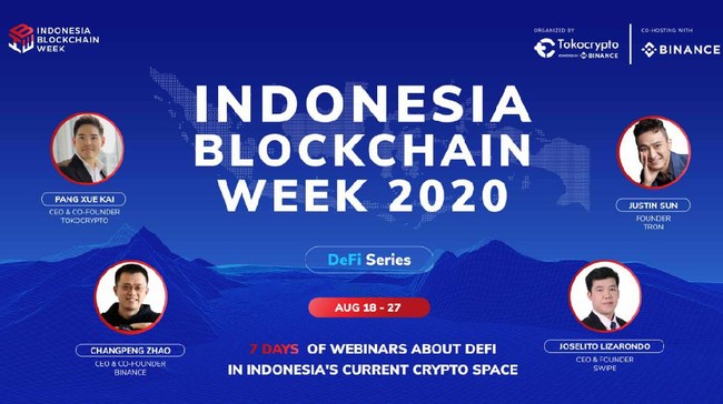 Kehadiran Toko Token sebagai DeFi inisiatif pertama diumumkan pada pembukaan Indonesia Blockchain Week 2020, Selasa (18/8).