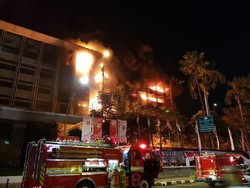 Gedung Kejagung yang Terbakar Gedung Utama