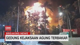 VIDEO: Gedung Kejaksaan Agung Terbakar