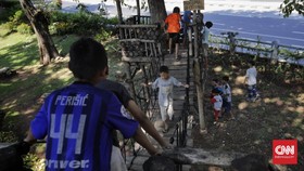 FOTO: Alternatif Liburan Bermain di Taman Pohon Tomang DKI