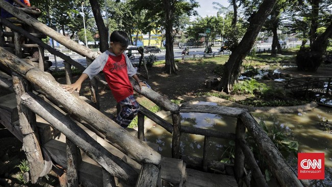 FOTO: Alternatif Liburan Bermain di Taman Pohon Tomang DKI