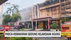 VIDEO: Penampakan Gedung Kejaksaan Agung Pascakebakaran