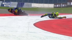 VIDEO: Momen Rossi Terjatuh di Kualifikasi MotoGP Styria