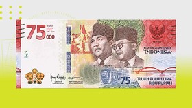 Mengenal Uang Baru Rp75 Ribu, Cendera Mata HUT RI ke-75