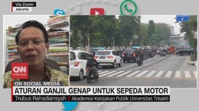 VIDEO: Aturan Ganjil Genap untuk Sepeda Motor