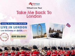 Kangen Traveling? Yuk Ikutan Virtual Live Tour Take Me Back To London