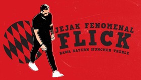 INFOGRAFIS: Jejak Apik Flick Bawa Bayern Munchen Treble