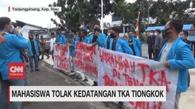 VIDEO: Demo Mahasiswa Tolak Kedatangan TKA Tiongkok