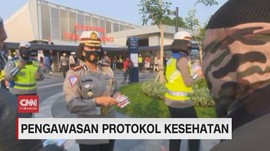 VIDEO: Pengawasan Protokol Kesehatan di Stasiun Tanah Abang