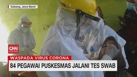 VIDEO: 84 Pegawai Puskesmas Jalani Tes Swab