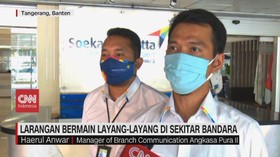 VIDEO: Larangan Bermain Layang-layang di Sekitar Bandara