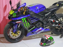 Alusss, Modifikasi Vixion Ala Motor MotoGP Valentino Rossi