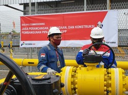 Pertagas Uji Coba Alirkan Gas Perdana ke BOB Siak Pusako