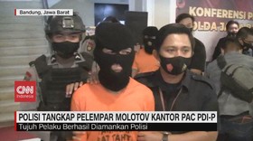 VIDEO: Polisi Tangkap 7 Pelempar Molotov Kantor PAC PDIP