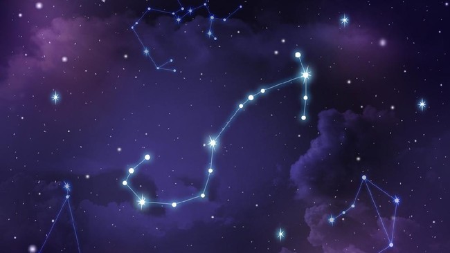 Malam ini Bulan akan berada dekat dengan Bintang merah Antares yang merupakan bagian dari konstelasi rasi Scorpion.