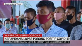 VIDEO: Narapidana Lapas Porong Positif Covid-19