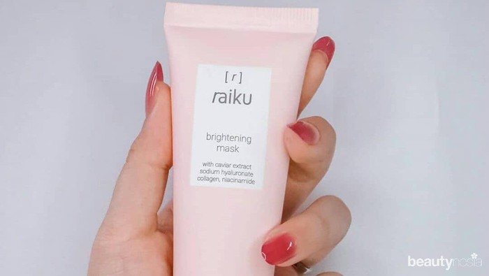 Raiku Brightening Mask, Masker Lokal yang Ampuh Cerahkan Wajah