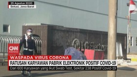 VIDEO: Ratusan Karyawan Pabrik LG di Bekasi Positif Covid-19