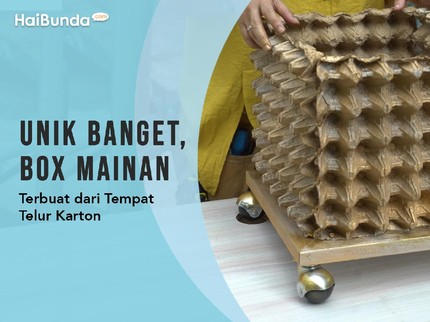 Unik Banget, Box Mainan Terbuat dari Tempat Telur Karton