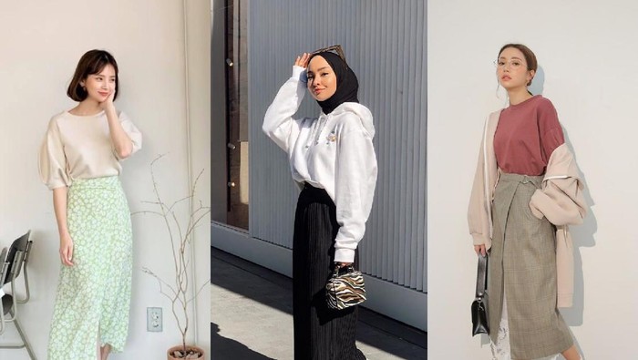 Tampil Stylish, Contek 7 Tips Padu Padan Rok dan Sneakers