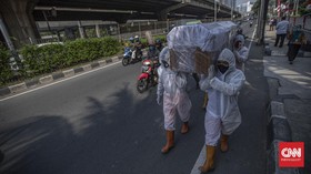 Pemerintah Klaim Angka Kematian Corona Indonesia Turun