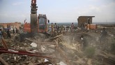 FOTO: Pedalaman Afghanistan Diterjang Banjir Bandang Banjir bandang dan longsor di utara dan timur Afghanistan akibat hujan deras dilaporkan merenggut nyawa sekitar 100 orang.