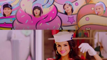 img-title Selena Gomez dan BLACKPINK Goda Penggemar Lewat Teaser MV 'Ice Cream'