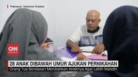 VIDEO: 28 Anak Di Bawah Umur Ajukan Pernikahan
