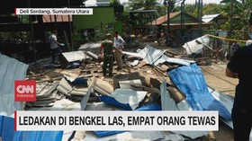 VIDEO: Ledakan di Bengkel Las, 4 Orang Tewas