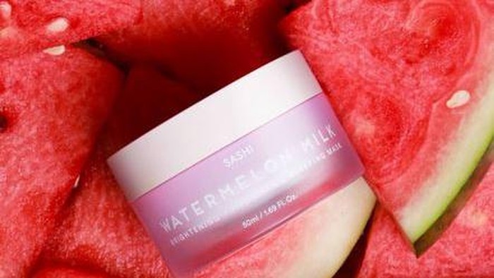 Sashi Watermelon Milk Sleeping Mask Bikin Kulit Mulus dan Kenyal!