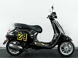 Black Mamba! Vespa Primavera Edisi Spesial Kobe Bryant Dilelang