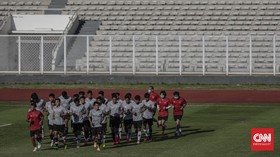 FOTO: Latihan Timnas Indonesia U-19 Sebelum Terbang ke Eropa