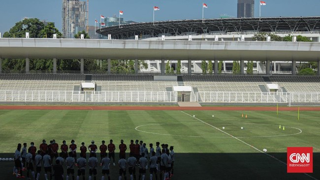 FOTO: Latihan Timnas Indonesia U-19 Sebelum Terbang ke Eropa