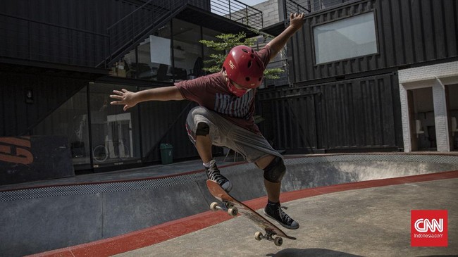 FOTO: Skateboard, Alternatif Aktivitas Anak saat Pandemi