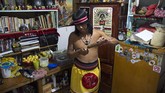 FOTO: Melestarikan Budaya Leluhur Lewat Musik Punk Los Cogelones merupakan salah satu band punk asal Meksiko yang melestarikan budaya leluhur dengan memadukan musik modern dan nuansa tradisional suku Aztec.