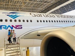 Logo RANS di Pesawat Garuda, Makin Banyak yang Mau Jadi Rafathar
