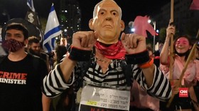 VIDEO: 30 Ribu Demonstran Israel Tuntut Netanyahu Mundur